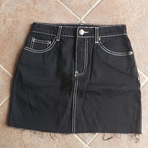 Forever 21 Black denim skirt